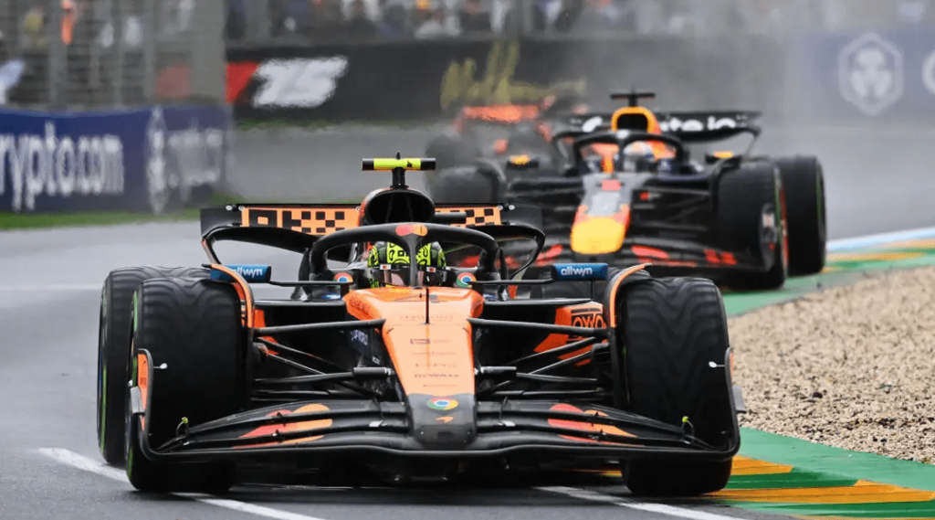 Fórmula 1: Norris vence GP da Austrália em uma corrida marcada pelas chuvas