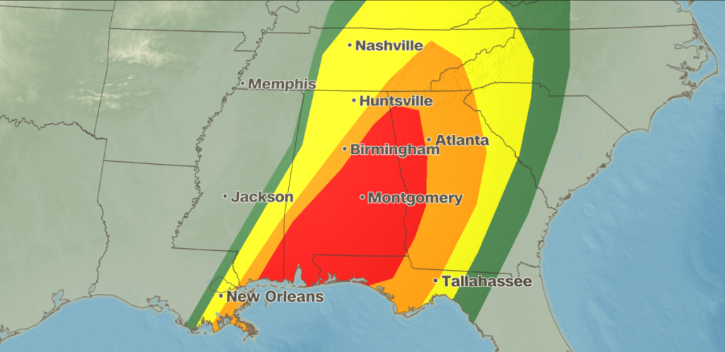 Tempestades e tornados deixam ao menos 33 mortos no sudeste dos EUA