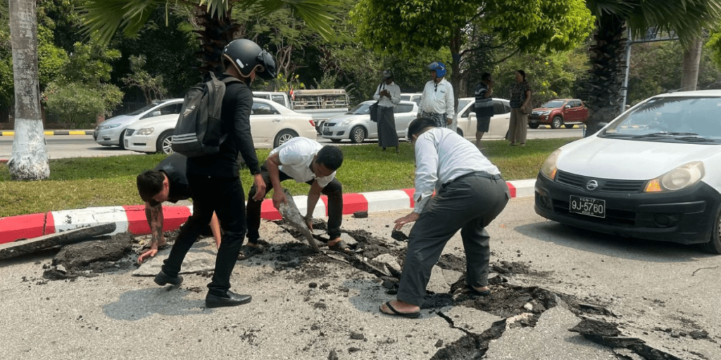 Terremoto de magnitude 7,7 atinge a região central de Mianmar