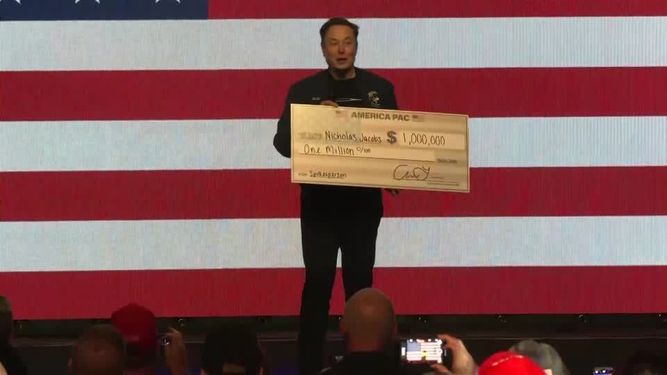 Musk premia eleitores com US$ 1 milhão após votação para Suprema Corte