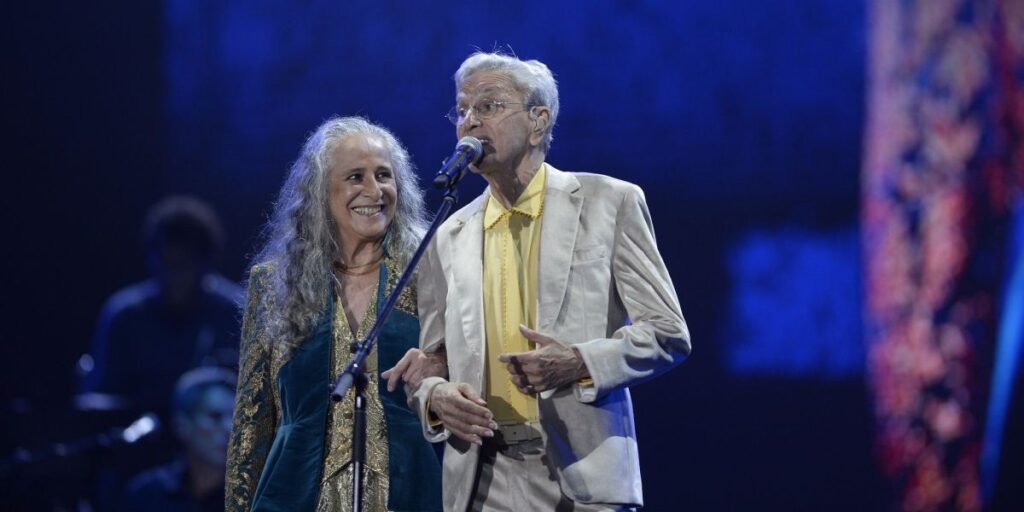 Caetano e Bethânia realizam penúltimo show da turnê conjunta neste sábado