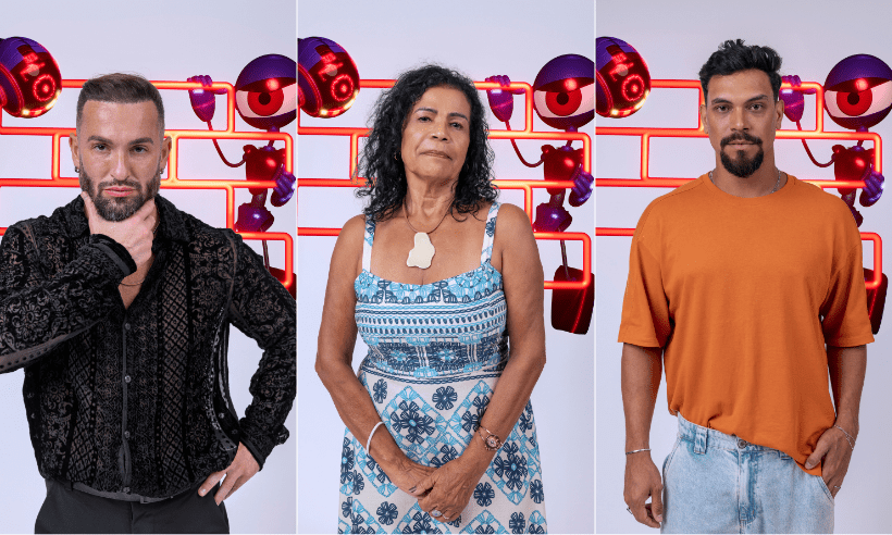 BBB25: Diego Hypolito, Vilma e Vinícius disputam 12º Paredão da temporada