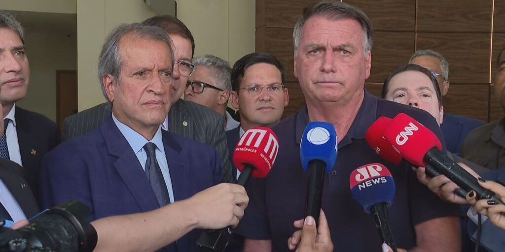 Veja o que disse Bolsonaro em seu primeiro encontro com Valdemar