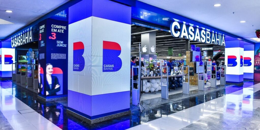 Grupo Casas Bahia registra mais de 15% de crescimento nas lojas físicas e crediário