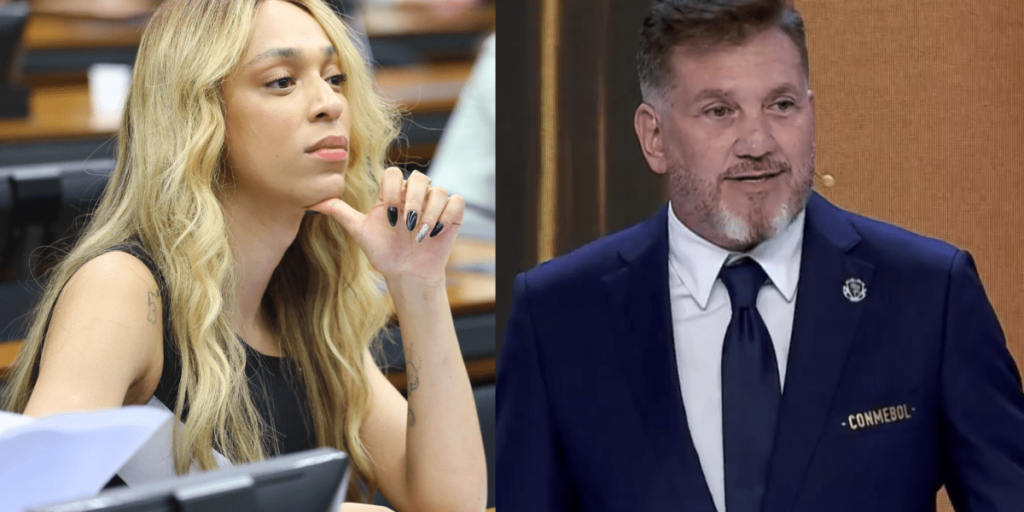 Erika Hilton pede que presidente da Conmebol responda por racismo no Brasil