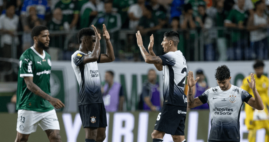 Corinthians quebra tabus com vitória contra o Palmeiras no Allianz