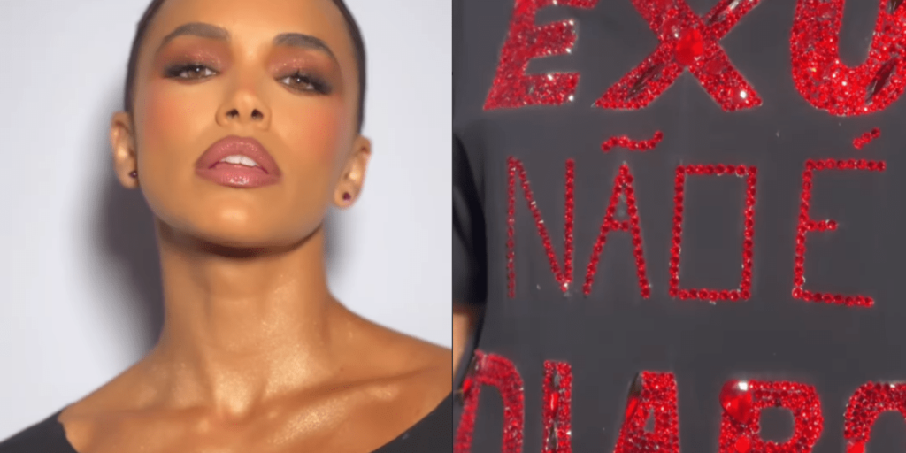 Giovana Cordeiro publica protesto nas redes sociais: "Exu não é diabo"