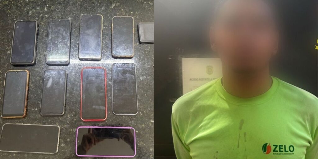 Assaltante vestido de gari é localizado em Natal e levado à delegacia