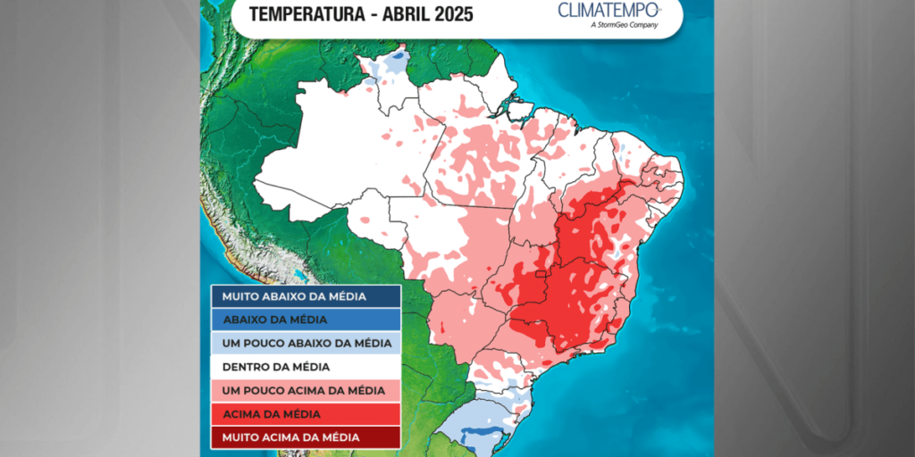 Chuva e temperatura acima da média: veja a previsão para abril