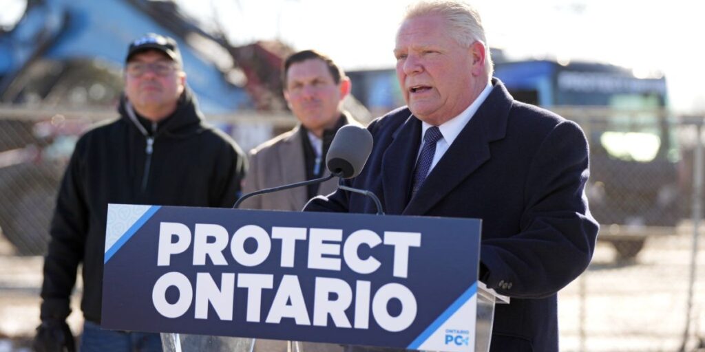 Premiê de Ontário diz que dará apoio a tarifas retaliatórias aos EUA