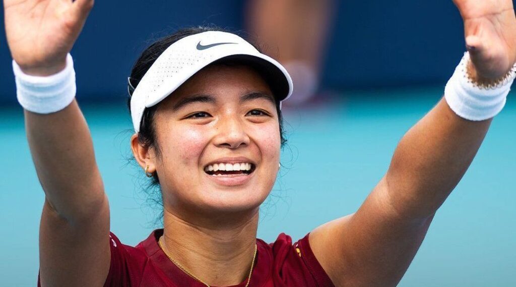 Tenista filipina fala sobre sensação de derrotar Iga Swiatek no Miami Open