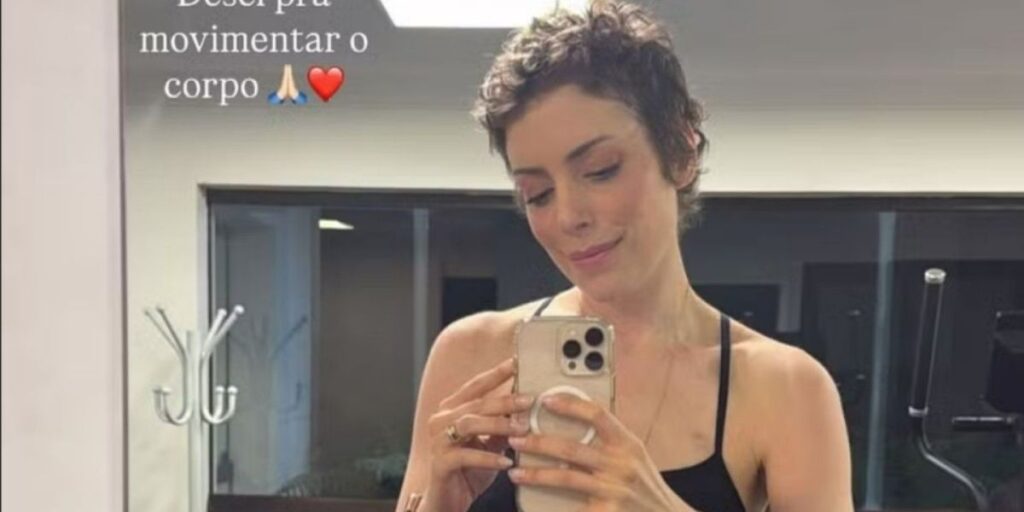 Fabiana Justus volta a treinar após tratamento de infecção urinária