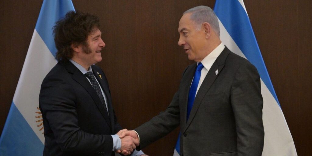 Milei visitará Israel este mês, diz porta-voz do governo da Argentina
