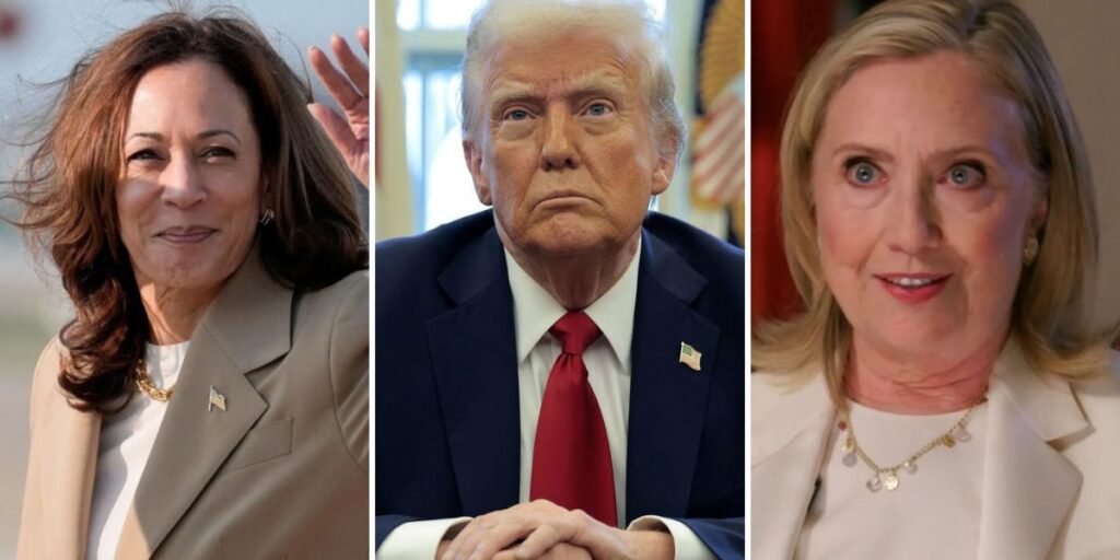 Trump retira autorizações de segurança para Kamala Harris e Hillary Clinton