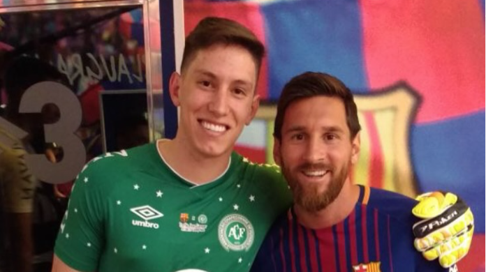 Jackson Follmann, ex-Chapecoense, revela pedido inusitado a Messi