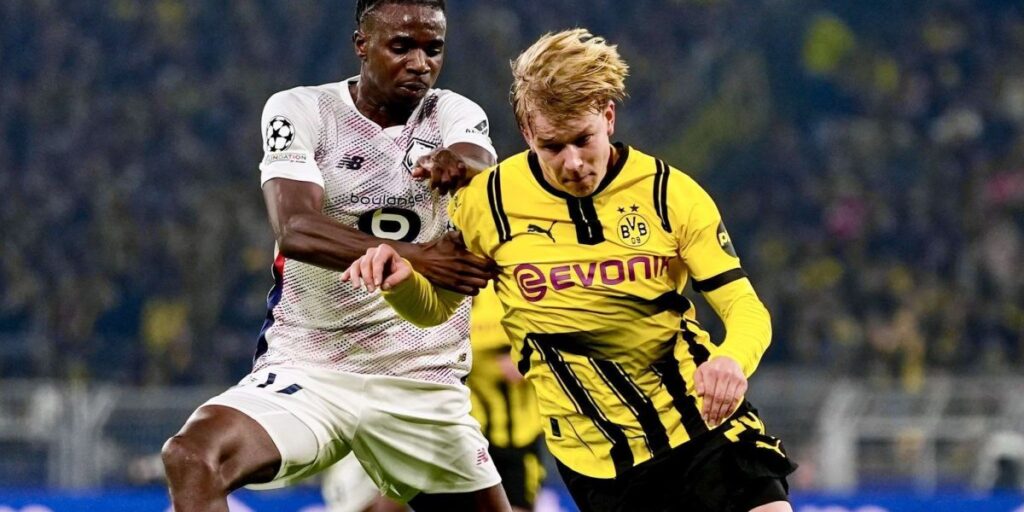 Borussia Dortmund vacila e sofre empate do Lille na Champions League