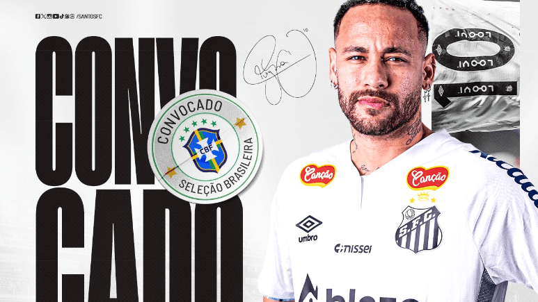 Santos comemora retorno de Neymar à Seleção