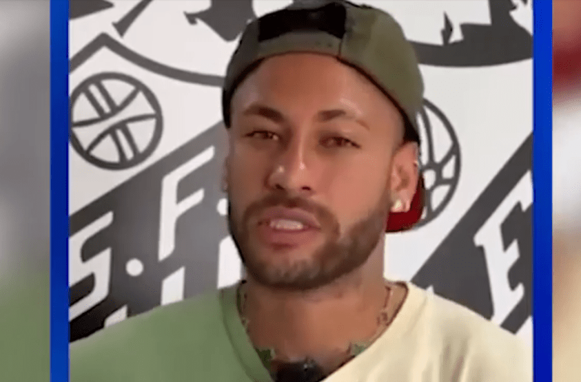 Em recuperação, Neymar embarca com o Santos para amistoso contra o Coritiba