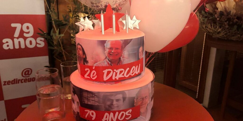 Filas, crítica a Tarcísio e apelo de união para 26: a festa de José Dirceu