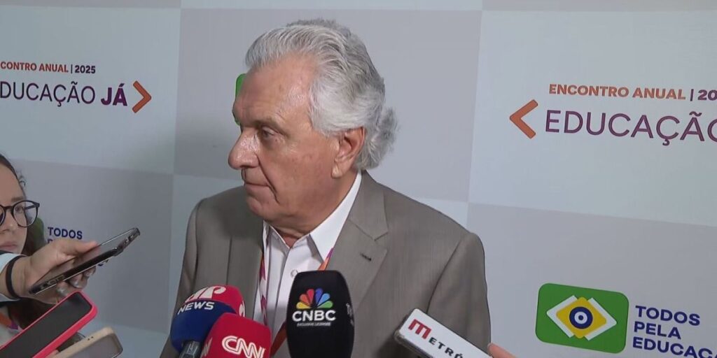 Assunto que fica em repetição, diz Caiado sobre anistia