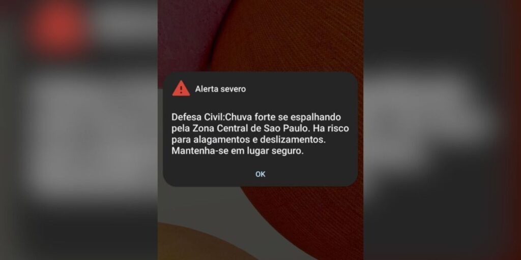 Chuva: Capital paulista entra em estado de atenção para alagamentos