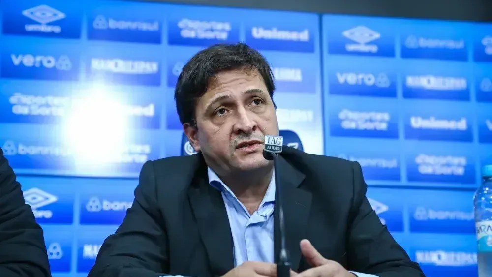 Presidente do Grêmio provoca Inter após final do Gauchão: "Imagina..."