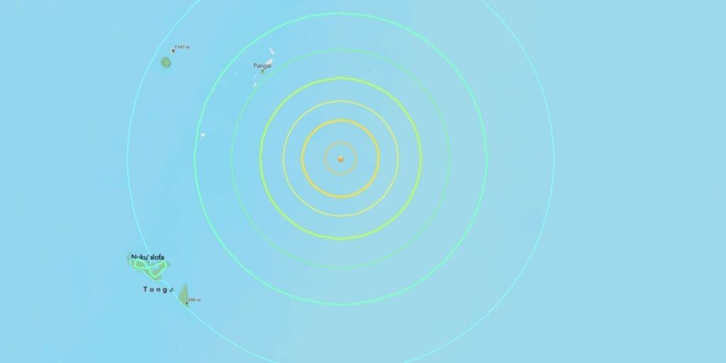 Terremoto de magnitude 7 atinge ilhas de Tonga e gera alerta de tsunami