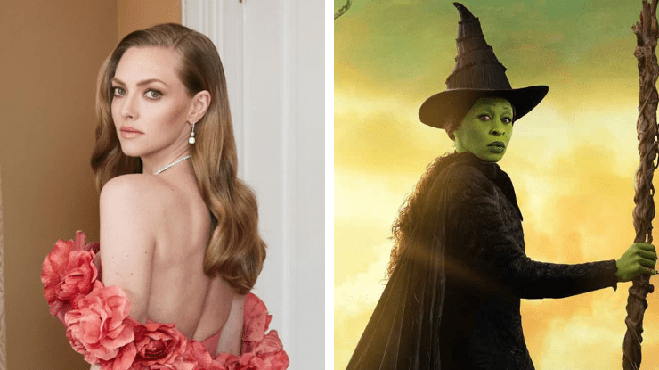 Amanda Seyfried diz que cantou com Cynthia Erivo em audição para "Wicked"