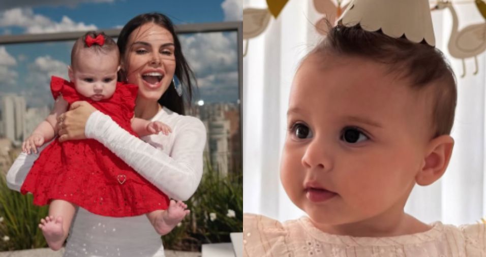 Amanda Kimberlly mostra look de Helena em mesversário da filha com Neymar