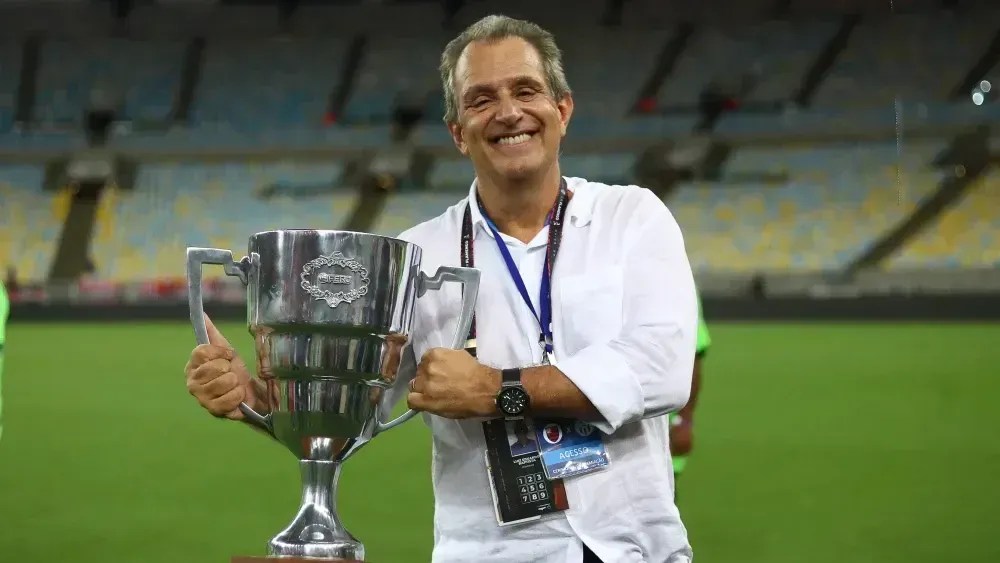 Presidente do Flamengo não esconde satisfação com sorteio da Libertadores