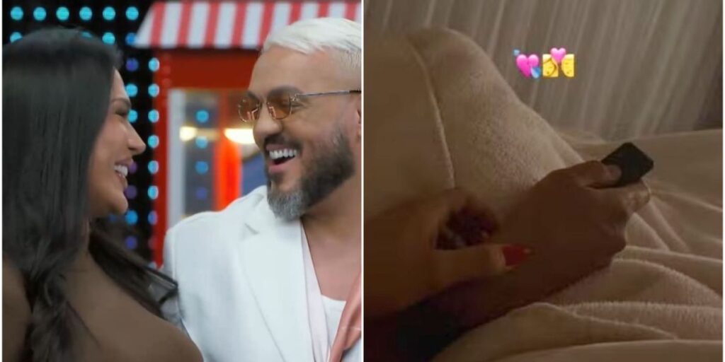 Namorada de Belo publica foto com ele após reencontro com Gracyanne