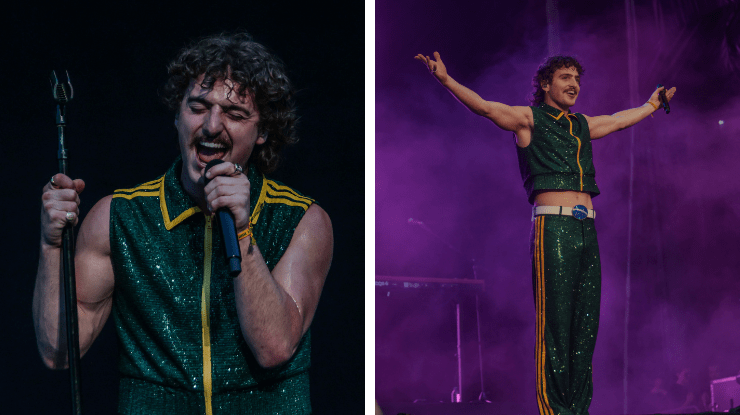 Lollapalooza: Benson Boone faz piruetas e elogia plateia da América do Sul