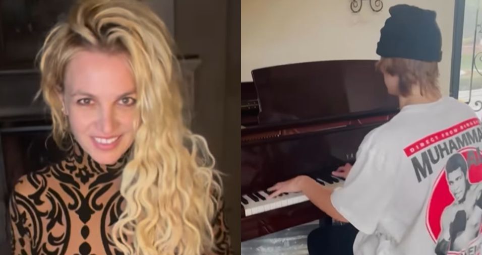Britney Spears mostra o filho tocando piano: "Gênio"