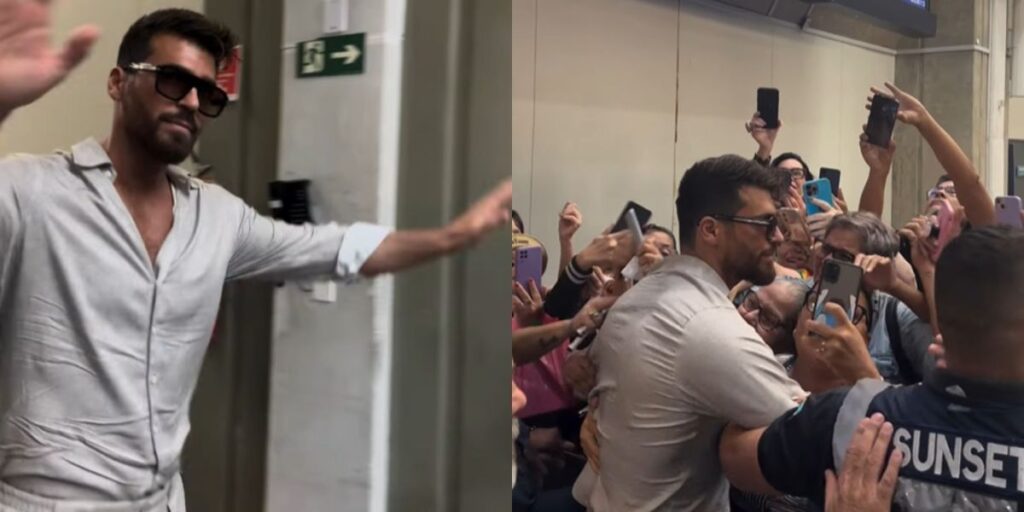 Protagonista de "El Turco" chega no Brasil e é recebido por fãs