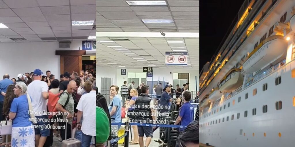 Overbooking impede embarque de 100 passageiros em navio no litoral de SP