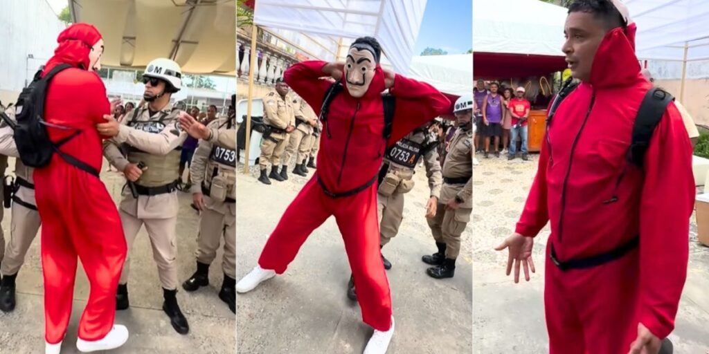 "Vem, neném": Xanddy Harmonia leva enquadro da PM durante bloco em Salvador