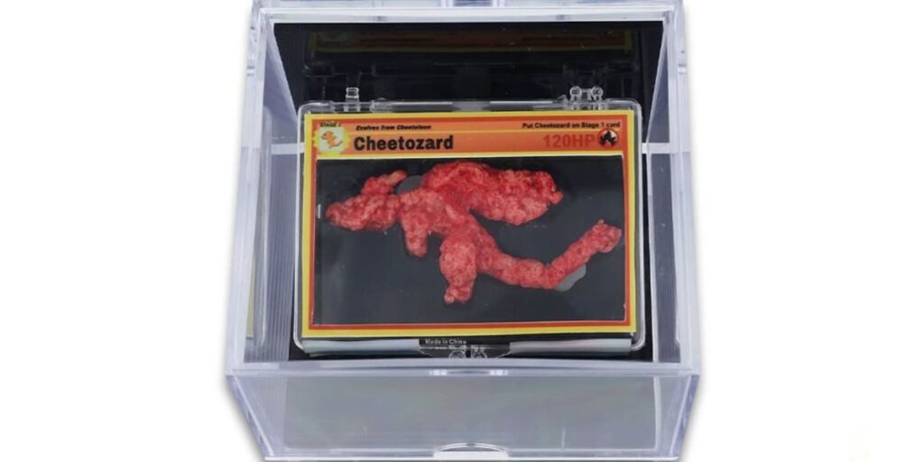 Cheeto em formato de Pokémon é vendido por mais de R$ 500 mil
