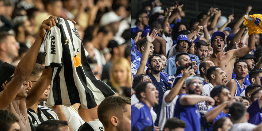 Atlético-MG tem torcida maior que a do Cruzeiro, diz pesquisa