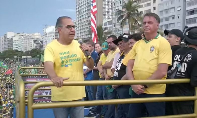 Em ato no Rio, Silas Malafaia diz que Alexandre de Moraes é "criminoso"