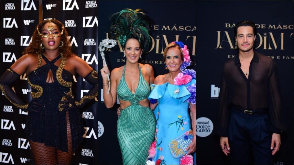 Helô Pinheiro, Iza e mais famosos vão a baile de máscaras no Rio; veja