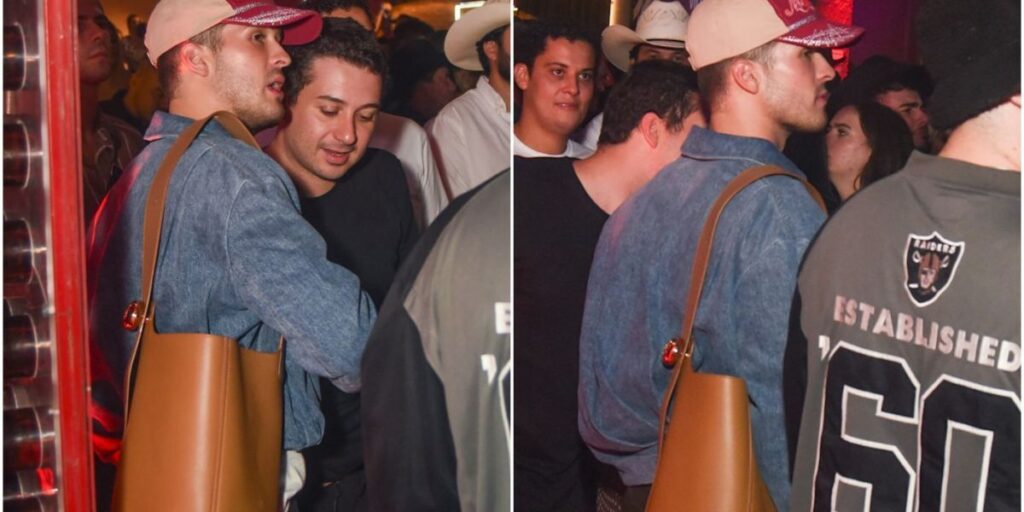 Solteiro, João Guilherme curte show sertanejo em SP