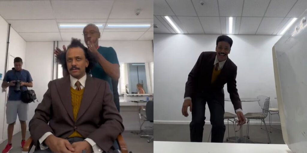 Ex-BBB João Luiz mostra preparação para participar de "Garota do Momento"