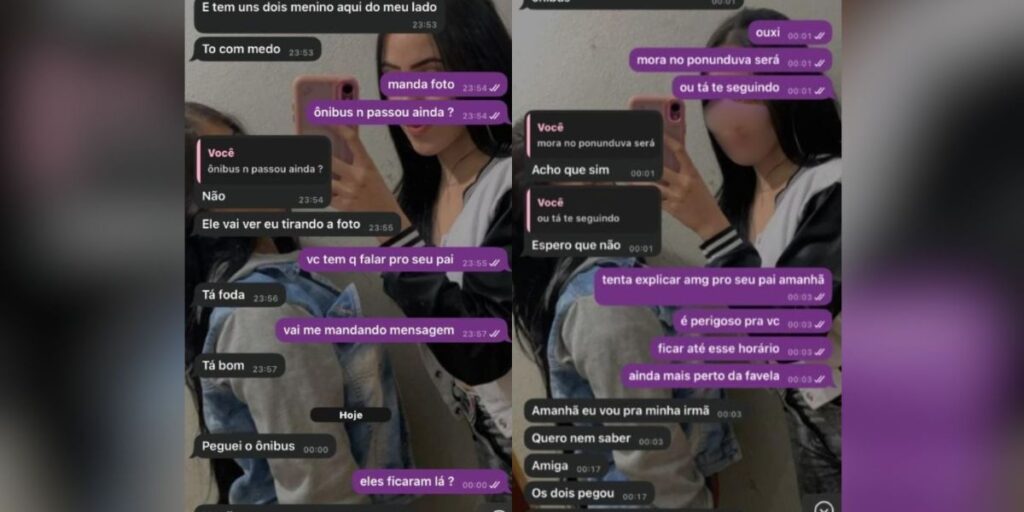 Caso Vitória: Em conversa, jovem relatou medo de estar sendo seguida; veja