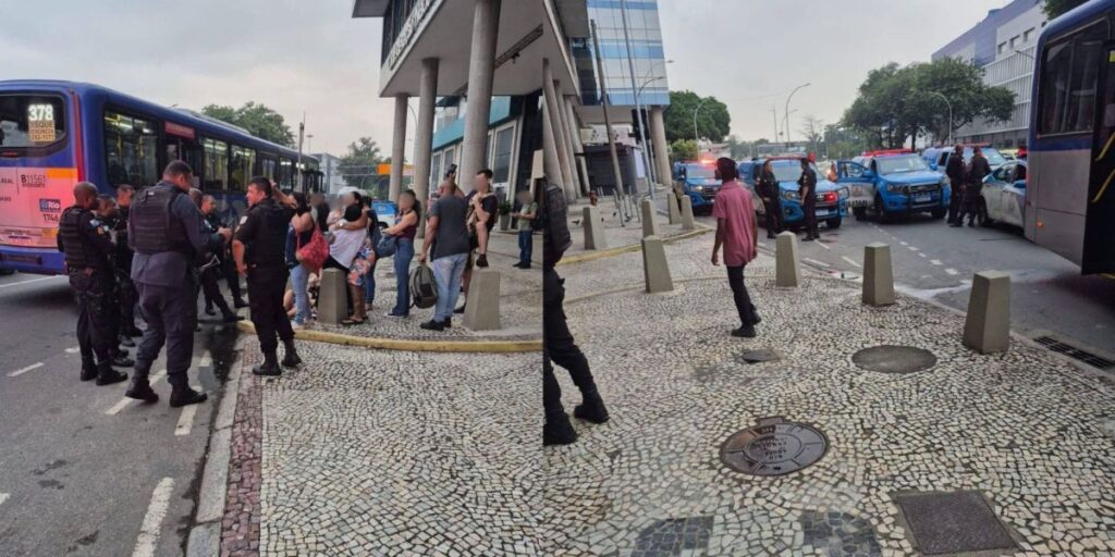 Criminoso usou arma falsa para sequestrar ônibus na Avenida Brasil