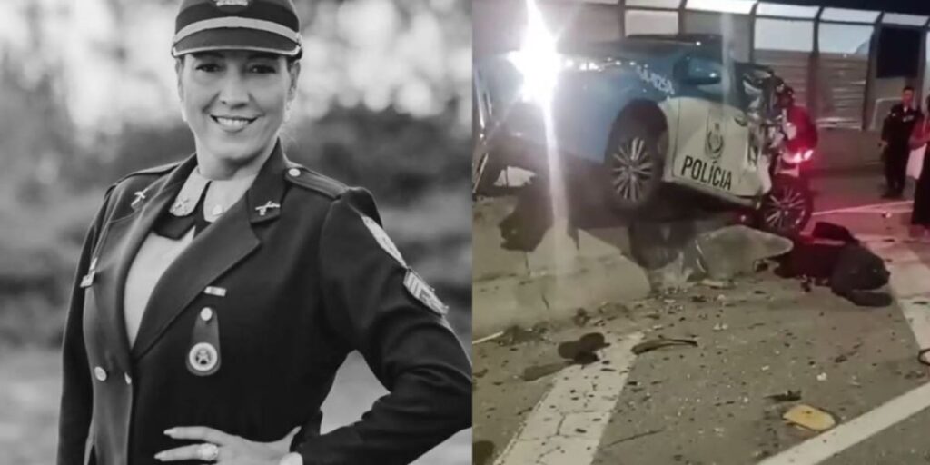 PM morre após carro bater em viatura no Rio de Janeiro