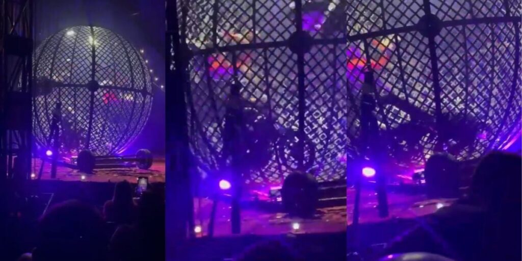 MG: Motociclista é atropelada em apresentação de "Globo da Morte" em circo