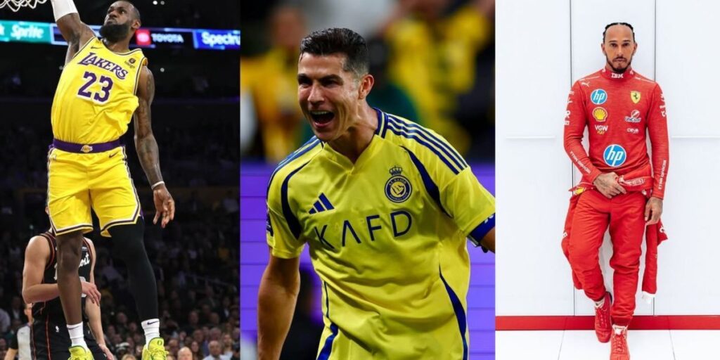 LeBron, CR7 e Hamilton: elite do esporte tem aumento de atletas mais velhos