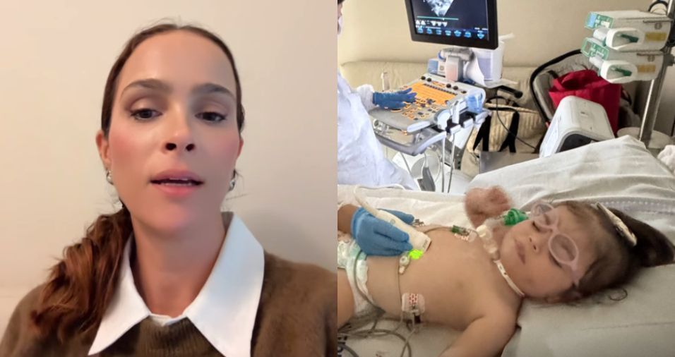 Letícia Cazarré comenta idas da filha à UTI: "Como será que é pra ela?"