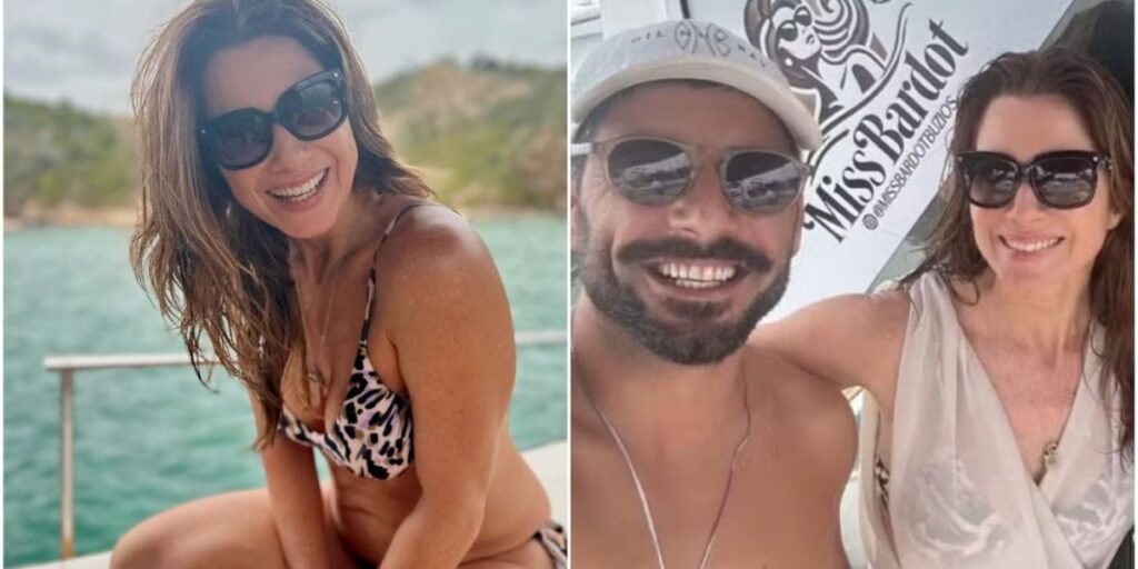 Letícia Spiller reflete em viagem com novo namorado: "Nada cura mais"