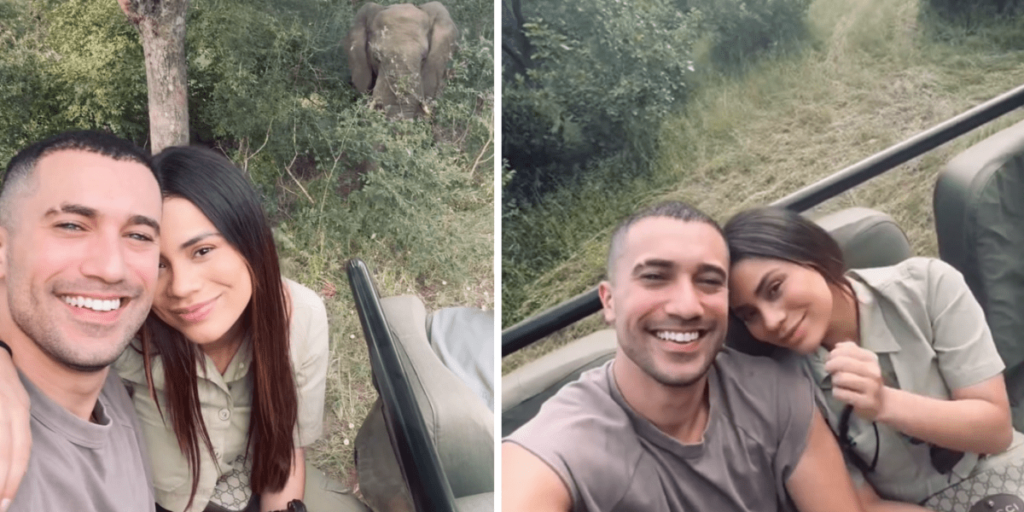 Lexa viaja à África do Sul com o noivo: "Criando boas memórias"